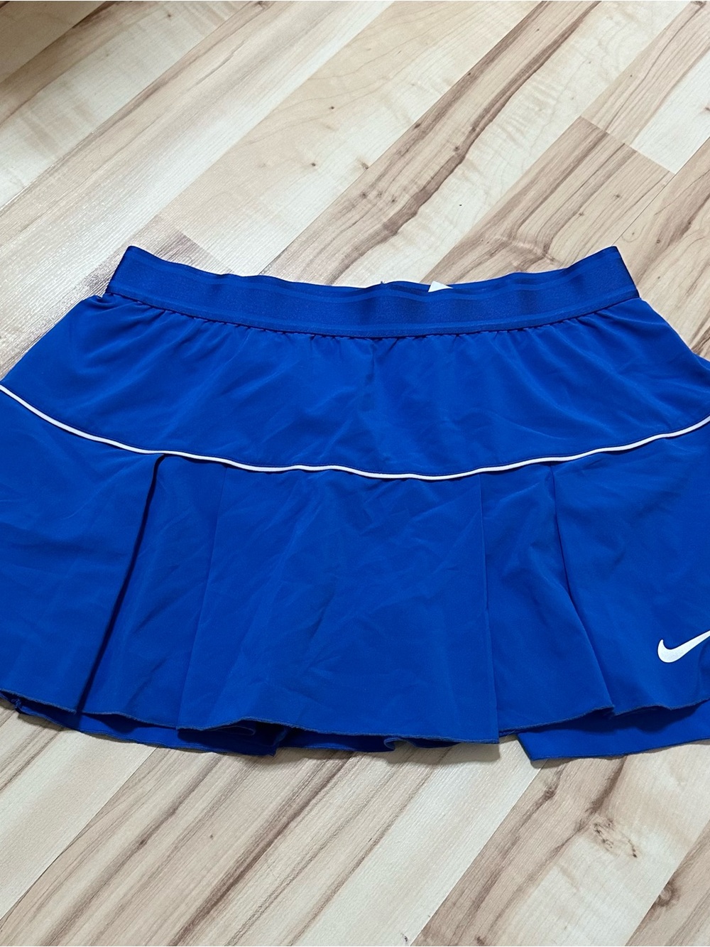 Nike Royal Blue Tennis Skort with White Piping
